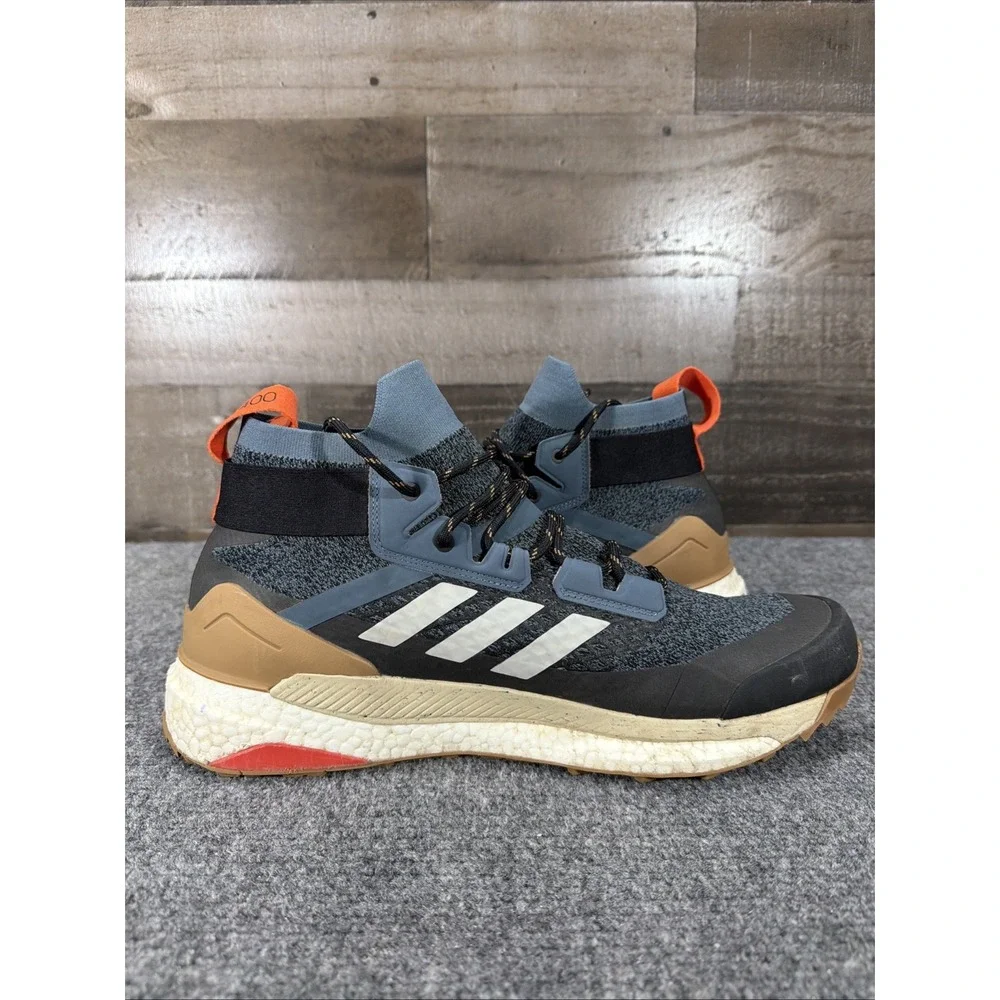 Adidas Terrex Free Hiker 2.0 GTX Hiking Boots Trail Shoes Mens Size 13 Blue